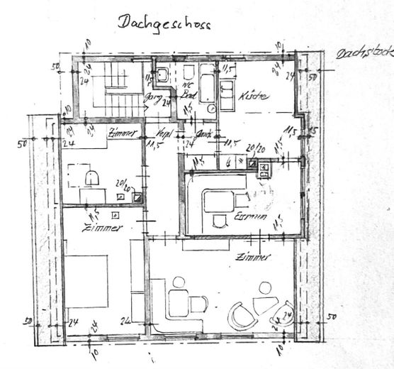 Grundriss Dachgeschoss