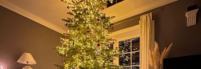 Wohnzimmer zur Weihnachtszeit