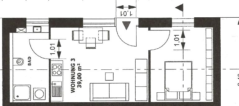 Grundriss Wohnung