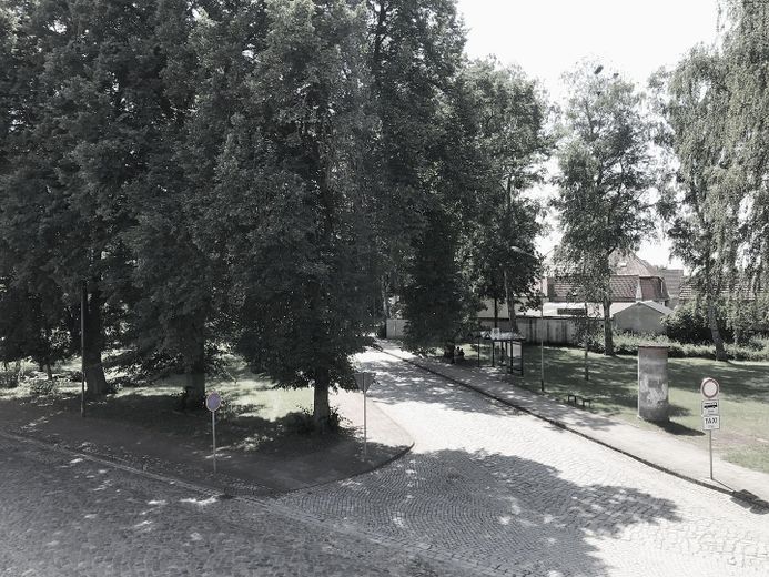 Blick auf Platz