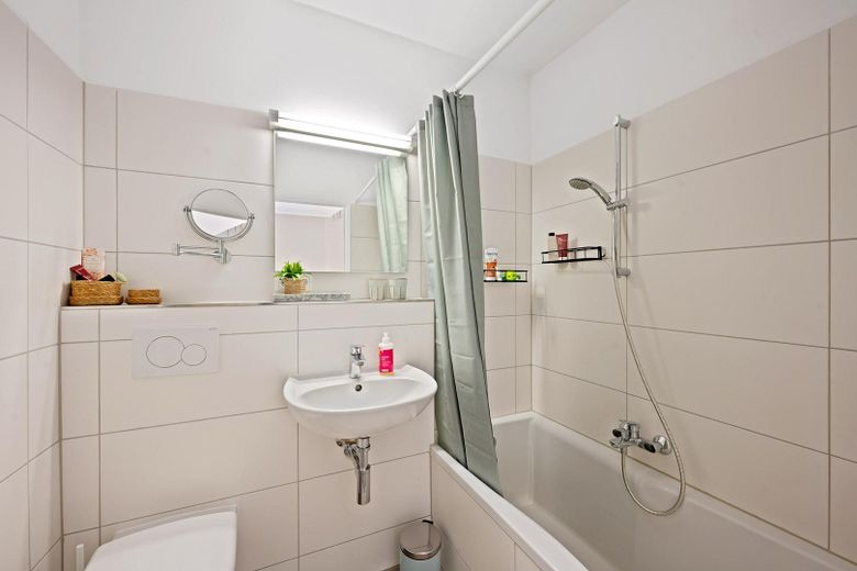 Modernisiertes Badezimmer