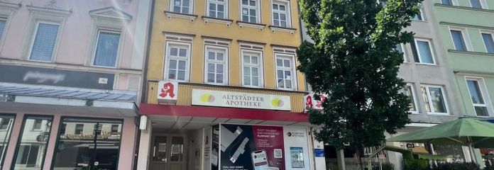 Attractive commercial building with development potential in a prime downtown location in Hof - plot approx. 520 m² - total area approx. 344 m²