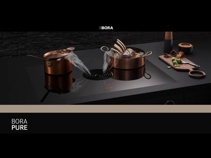 ...mit BORA Induktionskochfeld