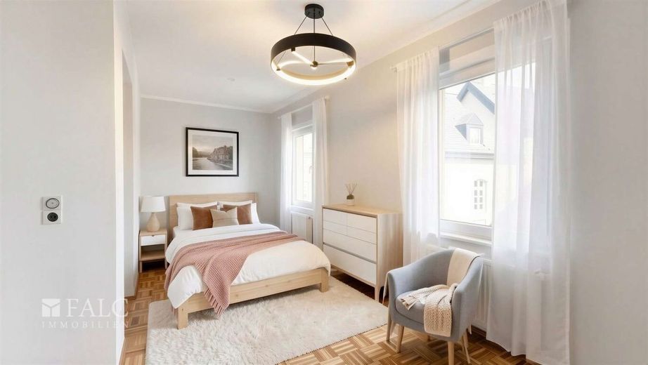 Lichtdurchfluteter Altstadt Traum in Stolberg – Schlafzimmer (Einrichtungsbeispiel)