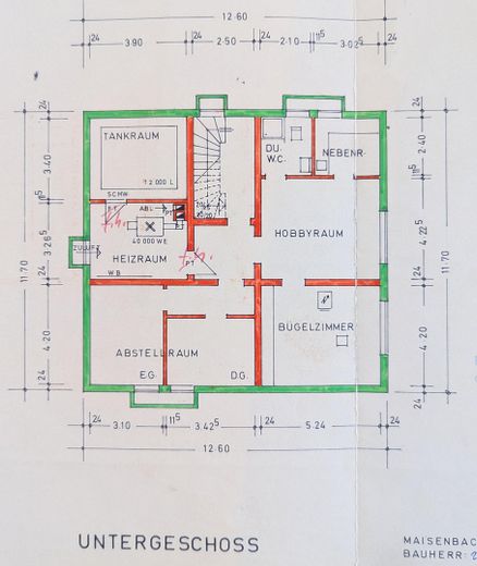 2 Fam.-Haus mit ELW, keine Makler Anfragen !!! – UG