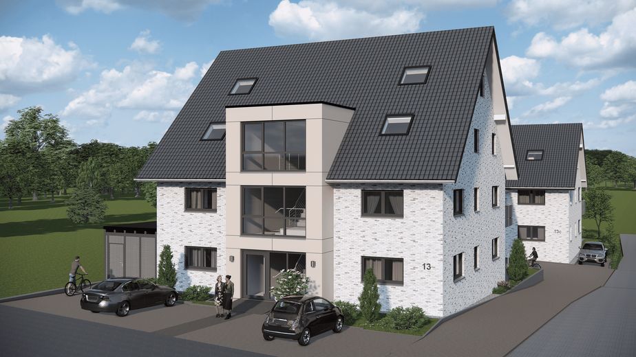 Ihr neues Zuhause mit Blick auf den Hermann – Visualisierung 2