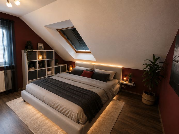 Einfamilienhaus mit Pool und großem Garten – Schlafzimmer