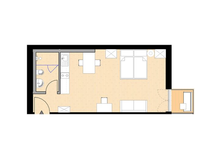 Neubau: vollmöblierte Businessapartments mit Panoramablick – 152 Apartment 3