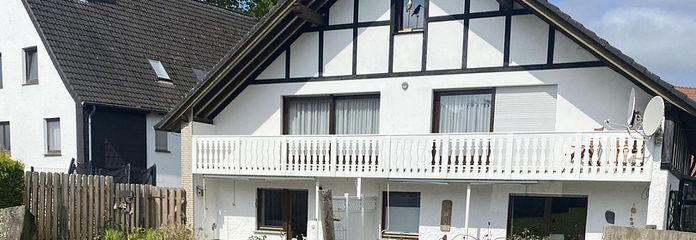 Ansicht Haus aus dem Garten