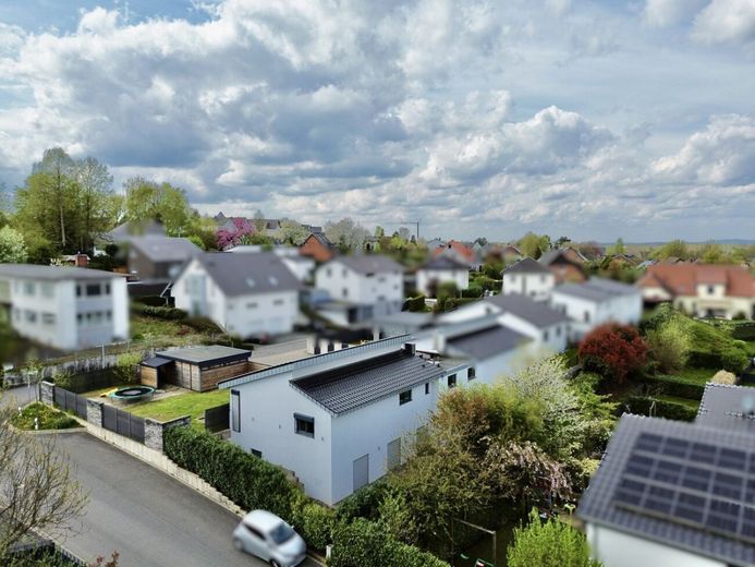 Architekten-Einfamilienhaus der Extraklasse - Wohnen auf gehobenem Niveau – Nord-Ostansicht