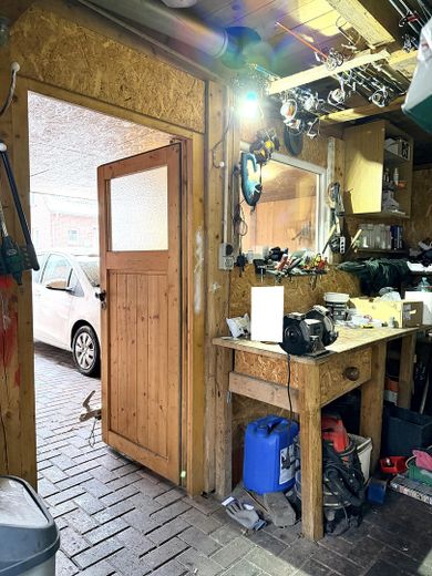 Carport Werkstattbereich