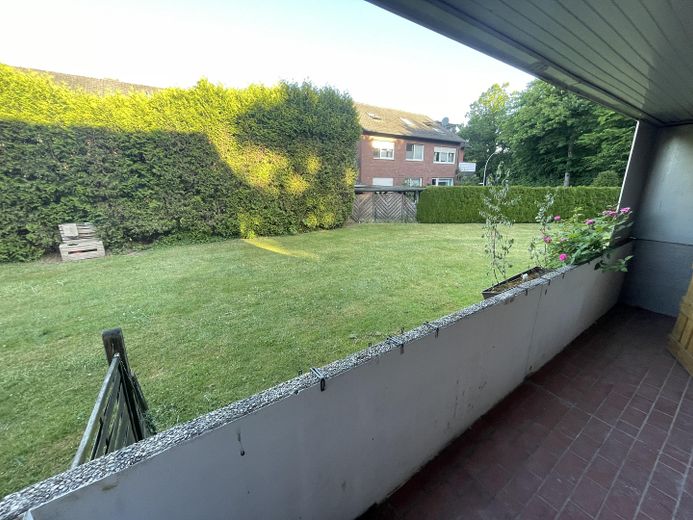Sicht v. Balkon