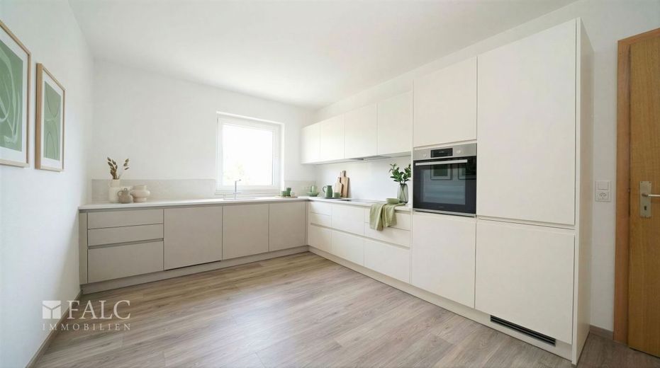 Halbes Haus, ganzes Glück, noch mehr Garten! FALC Immobilien Heilbronn – So könnte Ihre Küche aussehen.. (Vis.)