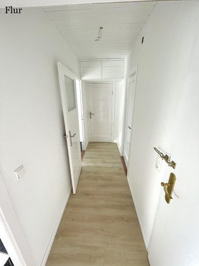 Gepflegte 3-Zimmer-Wohnung mit Balkon und Tageslichtbad nahe der Weser in Bremen-Woltmershausen – Flur