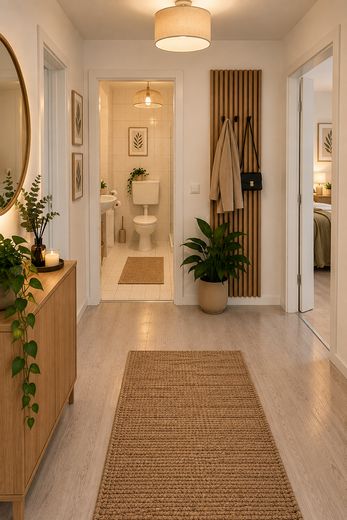 Appartement de 2 pièces fraîchement rénové avec balcon à louer – Eingangsbereich,Garderobe,Flur