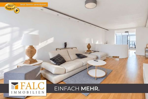 Über den Dächern Münchens – Penthouse-Maisonette mit zwei Dachterra