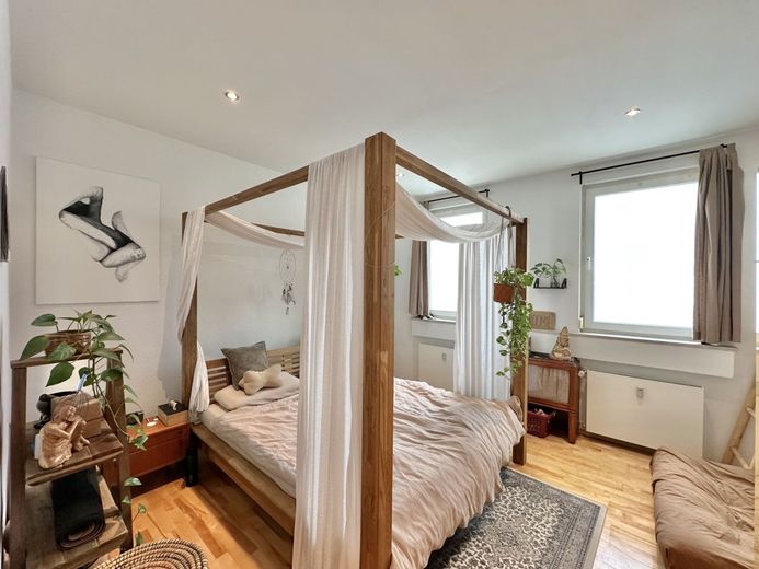 CITYHOUSE: Sehr schicke und neuwertige 2-Zimmerwohnung in Köln-Dellbrück! Bezugsfrei ab 01.09.2026! – Schlafzimmer