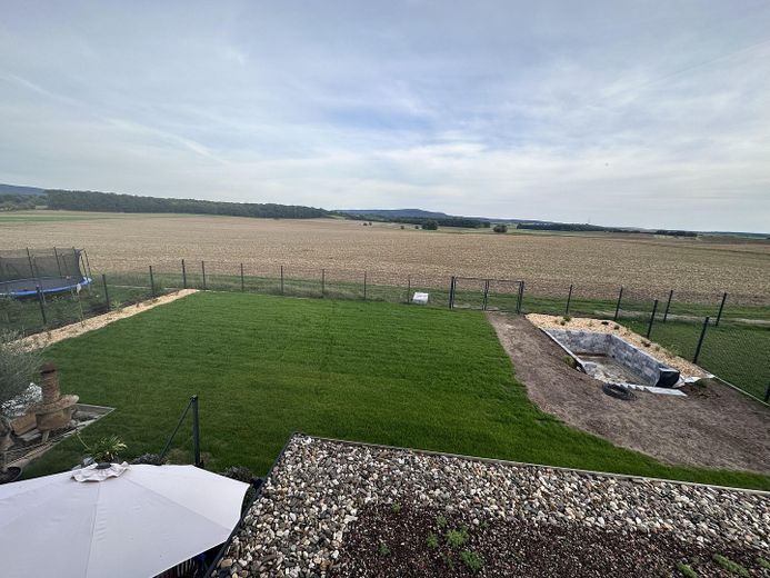 Mönchstockheim Architektenhaus - trifft auf grenzenlose Aussicht – Blick aus Bad 1.OG