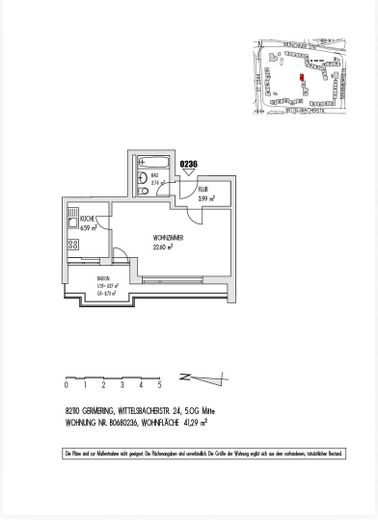 1-Zimmerwohnung mit Balkon, TG und Keller – Foto 18