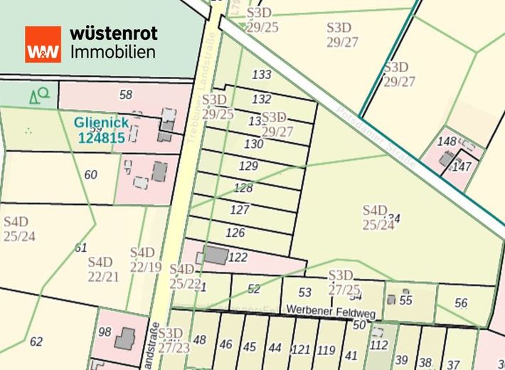 Sichern sie sich eins der letzten Baugrundstücke mit Panoramablick in Zossen. Voll erschlossen !!! – Flurkarte