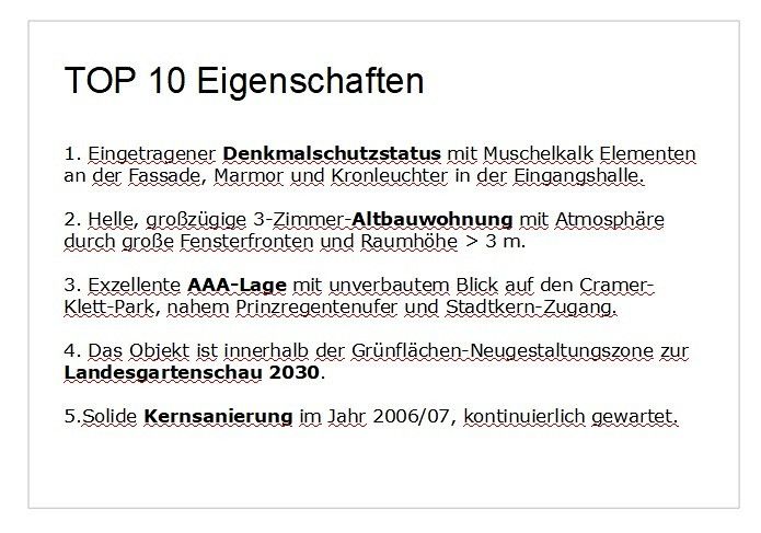 Schmuckstück: Denkmalgeschützte Altbauwohnung in AAA-Lage N-Wöhrd | Aufzug ++ – Foto 9