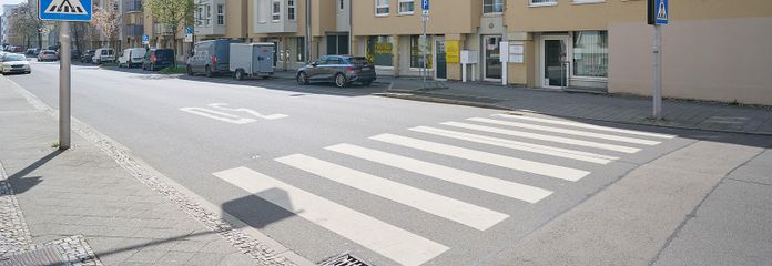 Ladenzeile Objekt Vorderseite