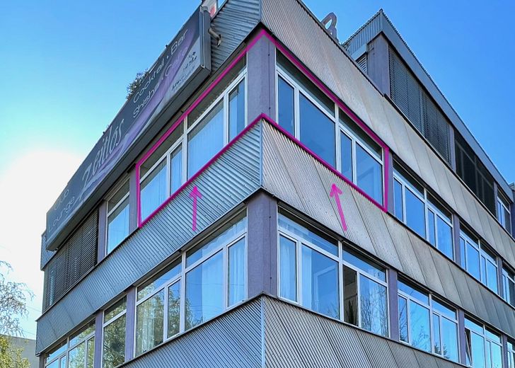 Winnenden: Heller Eck-Büroraum in bester Lage! Ideal für Home-Office! 2.OG – Helles Eck-Büro