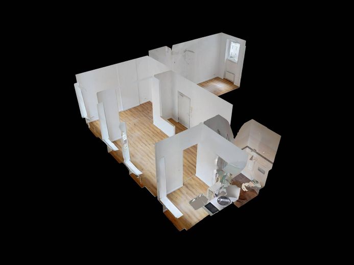 Viel Platz zum Wohlfühlen - Helle 2-Zimmer-Wohnung mit EBK in fußläufiger Nähe zur Altstadt – 3D-Ansicht Grundriss