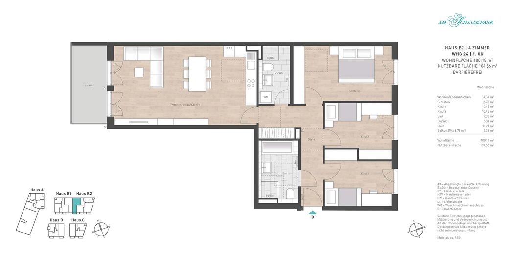 *BEZUGSFERTIG* STILVOLLE 4-ZIMMER-WOHNUNG MIT HERRLICHEM SÜD-BALKON – Foto 5