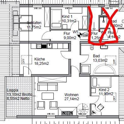 Wohnungsgrundriss 
