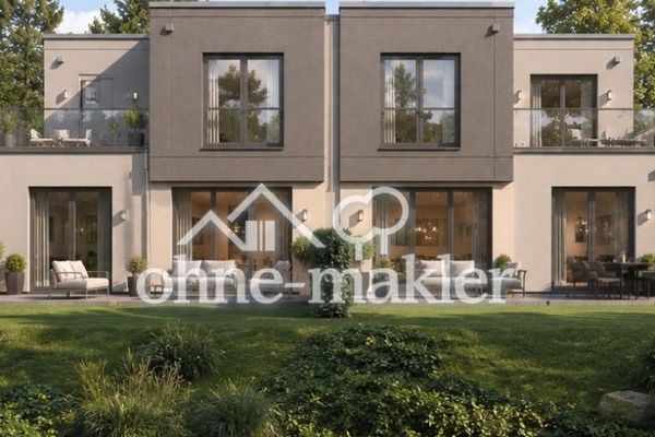 Neubau-Doppelhaushälfte mit ca. 171 m² Wohnfläche, Dachterrasse & Garage