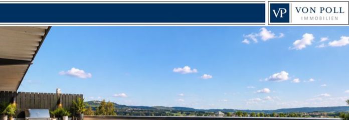Oben angekommen - Penthouse mit 60qm Dachterasse und Weitblick