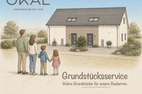 Kein Grundstück in Sicht? Wir bringen zwei Baupartner zusammen und schaffen bezahlbaren Wohnraum.