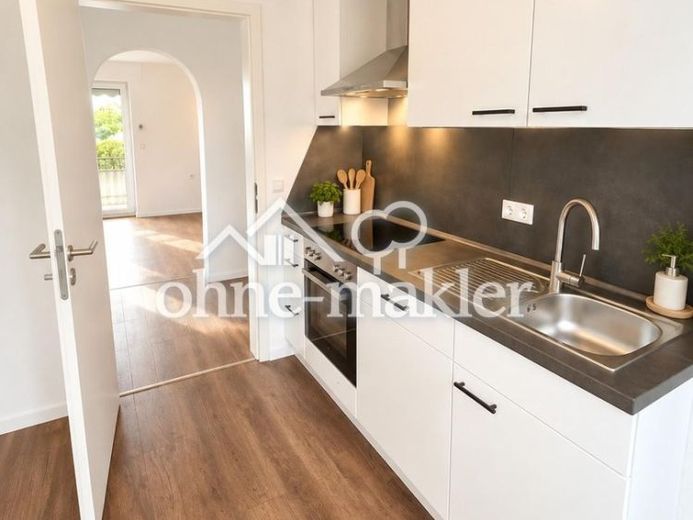 Rénovée en profondeur et prête à emménager : appartement moderne de 3 pièces en rez-de-chaussée à Hechingen | 61,5 m² – Photo 1
