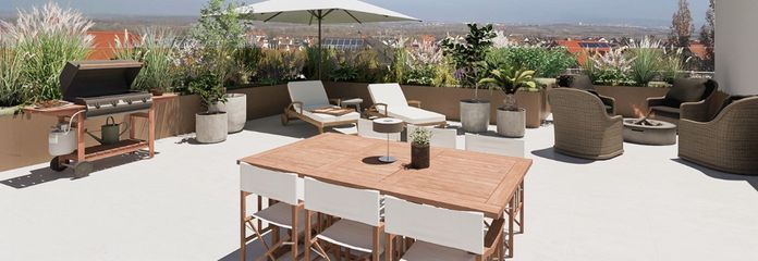 Malschenberg / Penthouse mit großzügiger (Dach)Terrasse und Panoramablick