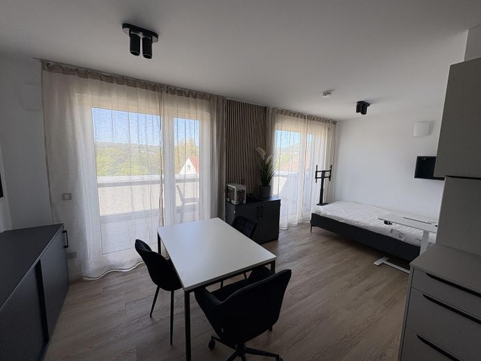 Erstbezug: Möbliertes, exklusives Penthouse 1-Zimmer-Apartment in hochwertigem Neubau – फोटो 3