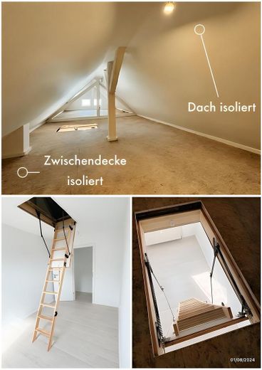 Schlafzimmer + Spitzboden