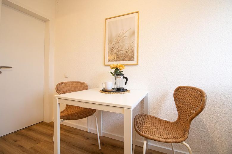 Frühstückstisch in der Küche