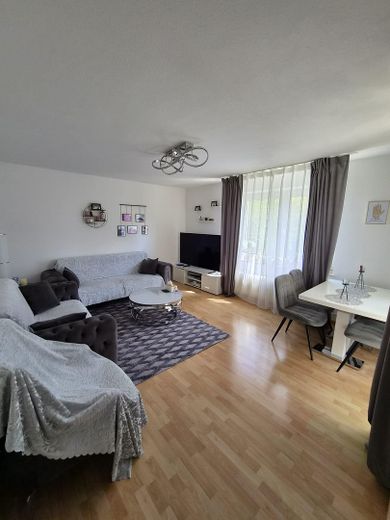 Essbereich im Wohnzimmer