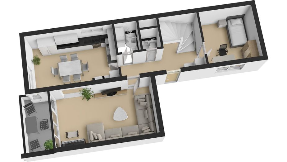 Attico/maisonette, Stoccarda, 132 m², libero o come investimento – 16.OG