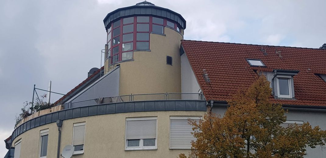 Terasse vor dem Türmchen