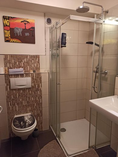 Gäste-WC mit Dusche