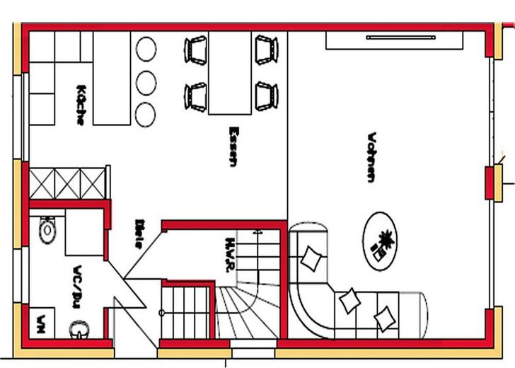 Plan Erdgeschoss