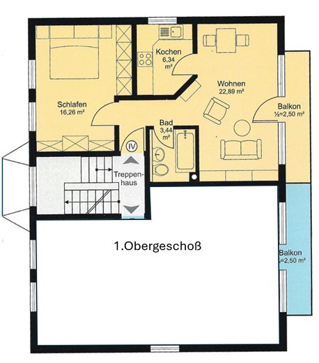 Grundrissplan Wohnung