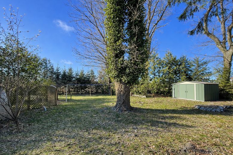 Hintere Grundstücksfläche