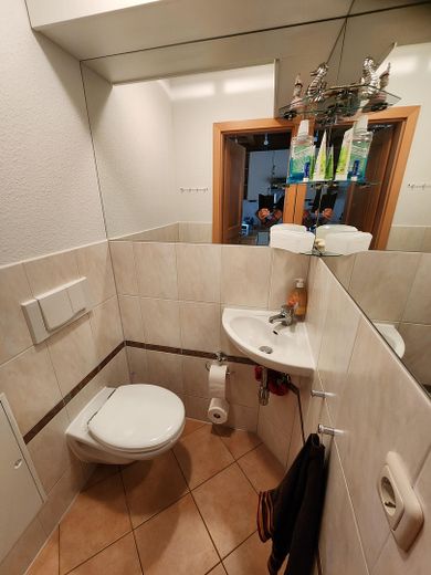 Ferienhaus mit eigenem Bootsliegeplatz – Gäste-WC