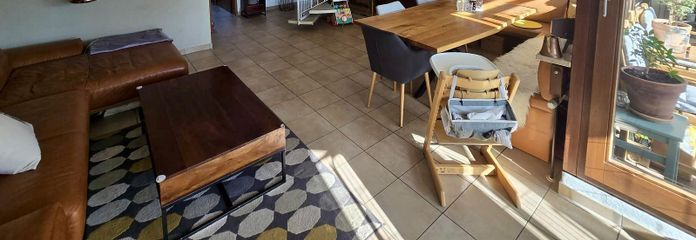 Provisionsfreie 4,5-Zimmer-Maisonette am Klostersee Pfullingen – Wohn/Essbereich