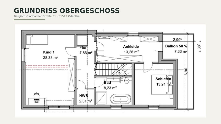 Odenthal ihr Haus am Bach nach KFW 55 EE Standard inkl WP Klima Solar und Wallbox – Foto 7