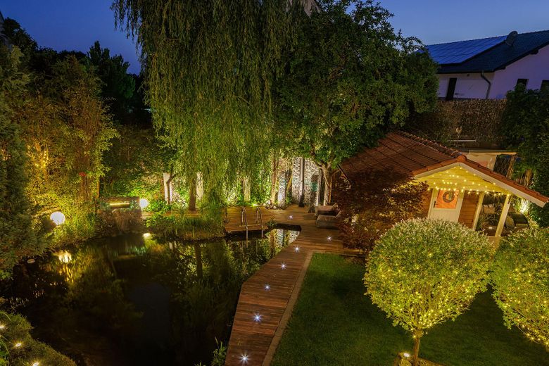 Vivere in esclusiva a Gütersloh-Kattenstroth - vendita privata, nessuna commissione aggiuntiva per l'agente immobiliare – Abendstimmung
