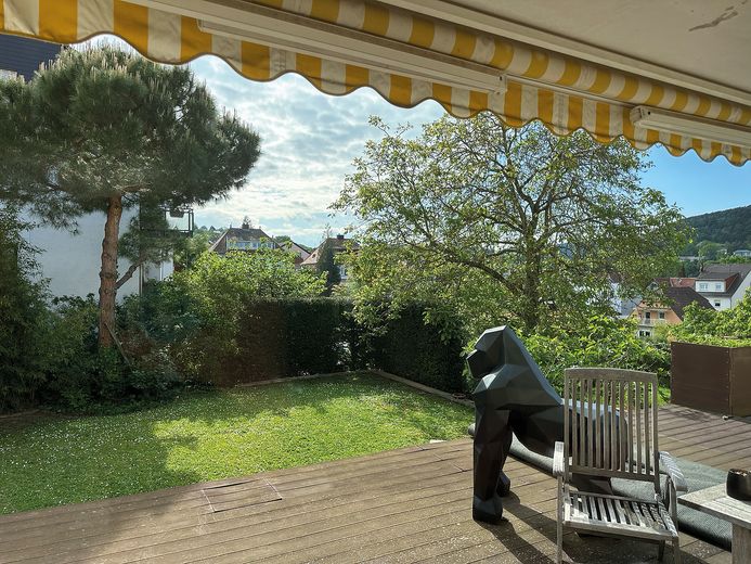 Einfamilienhaus mit Einliegerwohnung und viel Platz (Nutzfläche), 6 Zimmer, Bad Dürkheim – Terrasse